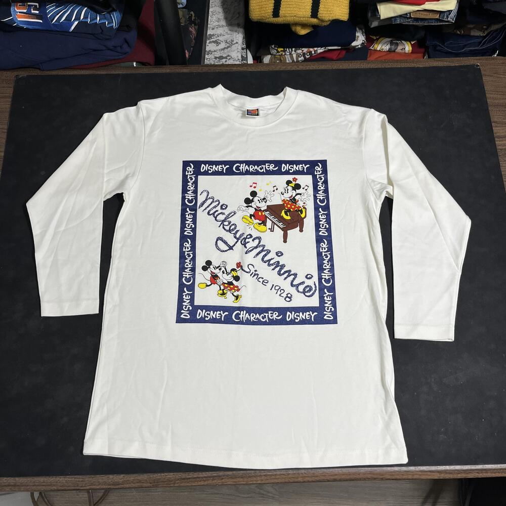 Vintage Mickey Unlimited Mickey Minnie Shirt Tokyo Japan Exclusive Disney 90s